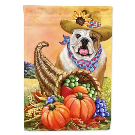 Carolines Treasures Carolines Treasures PPP3090GF 11 x 0.01 x 15 in. English Bulldog Autumn Garden Flag PPP3090GF